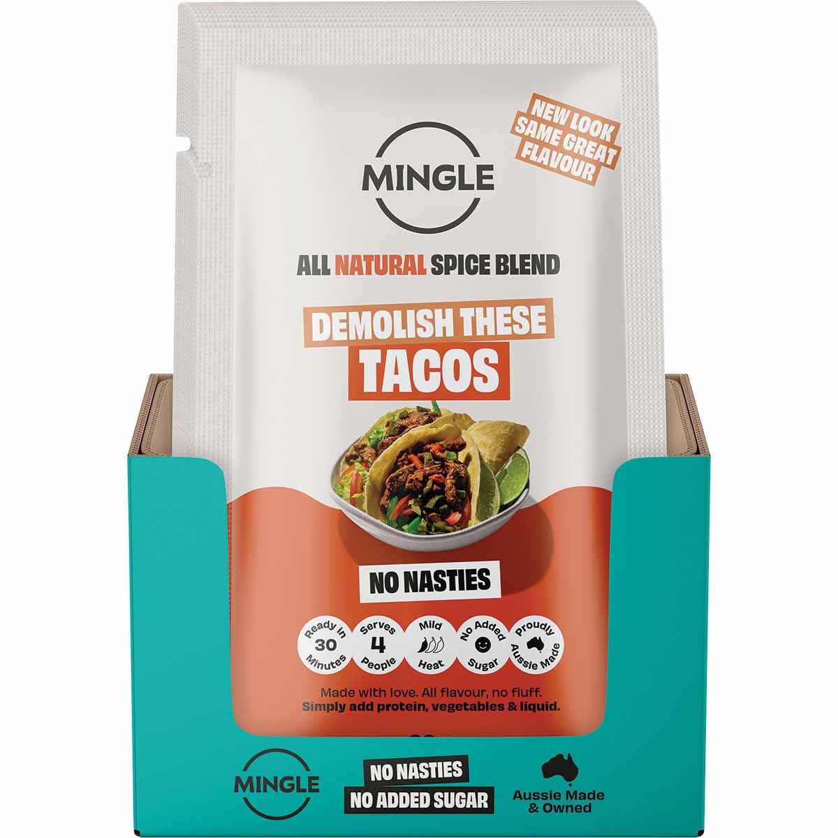 Mingle Natural Seasoning Blend Tacos 12x30g