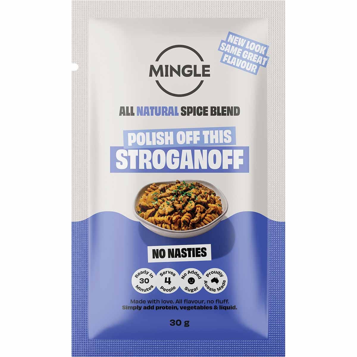 Mingle Natural Seasoning Blend Stroganoff 12x30g