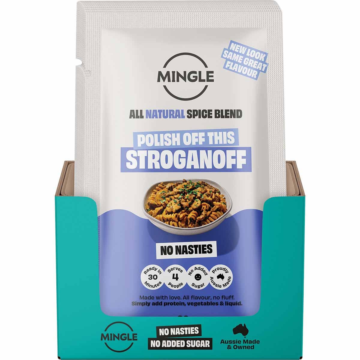 Mingle Natural Seasoning Blend Stroganoff 12x30g