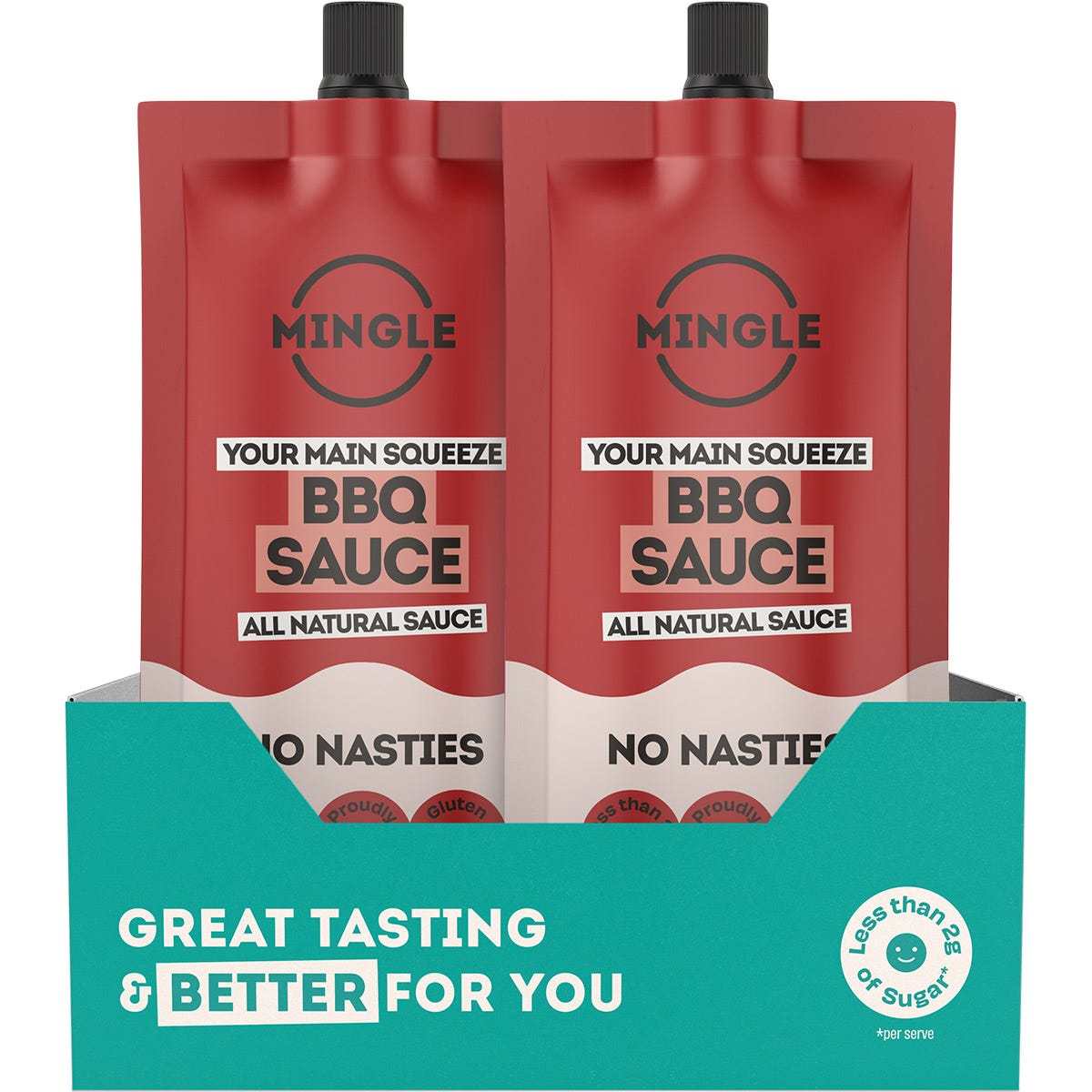 Mingle Your Main Squeeze Sauce BBQ 10x250g