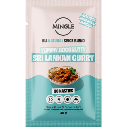 Mingle Natural Seasoning Blend Sri Lankan Curry 12x30g