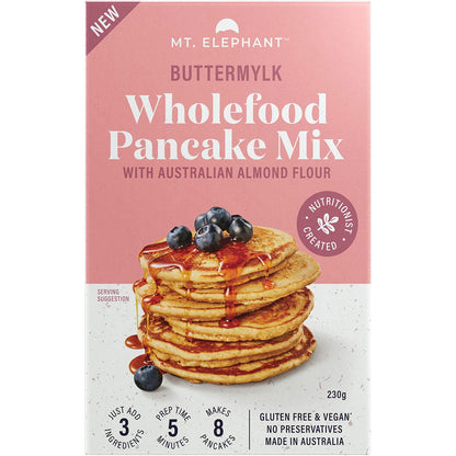 Mt. Elephant Wholefood Pancake Mix Buttermylk 5x230g