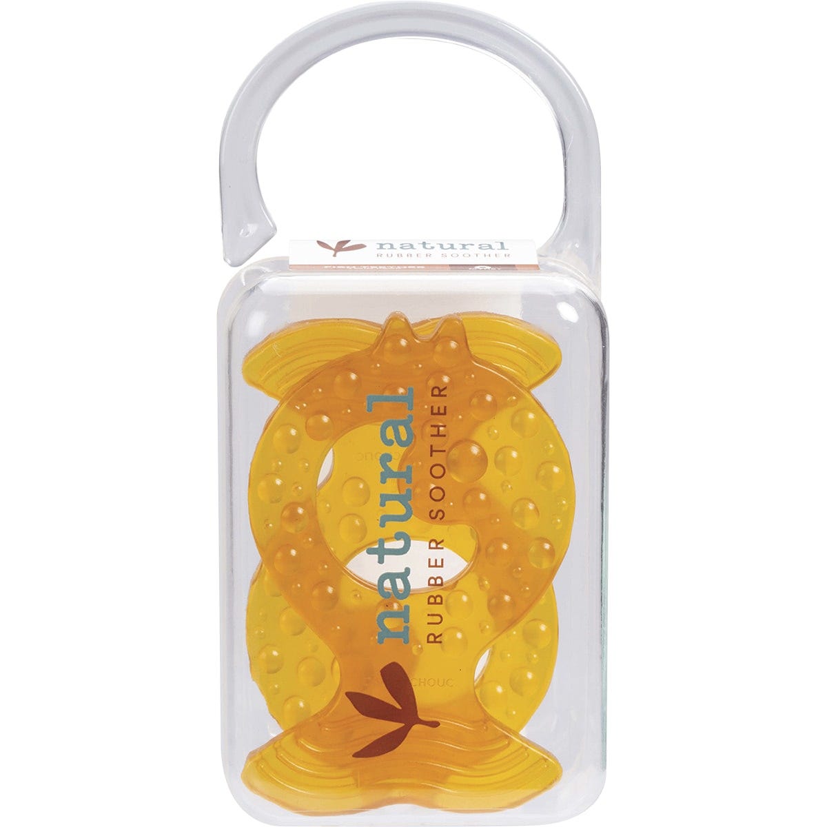 Natural Rubber Soothers Teether Twin Pack Fish 2pk