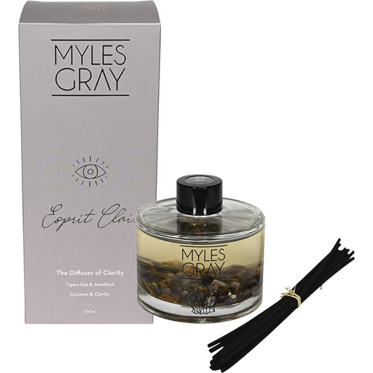 Myles Gray Crystal Infused Reed Diffuser Coconut & Clarity 200ml