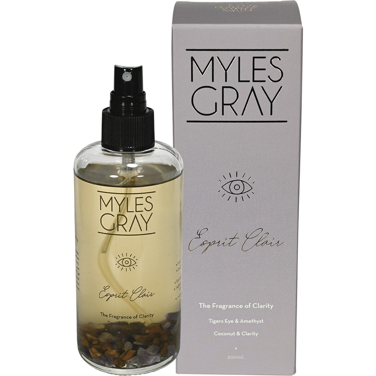 Myles Gray Crystal Infused Room Spray Coconut & Clarity 200ml