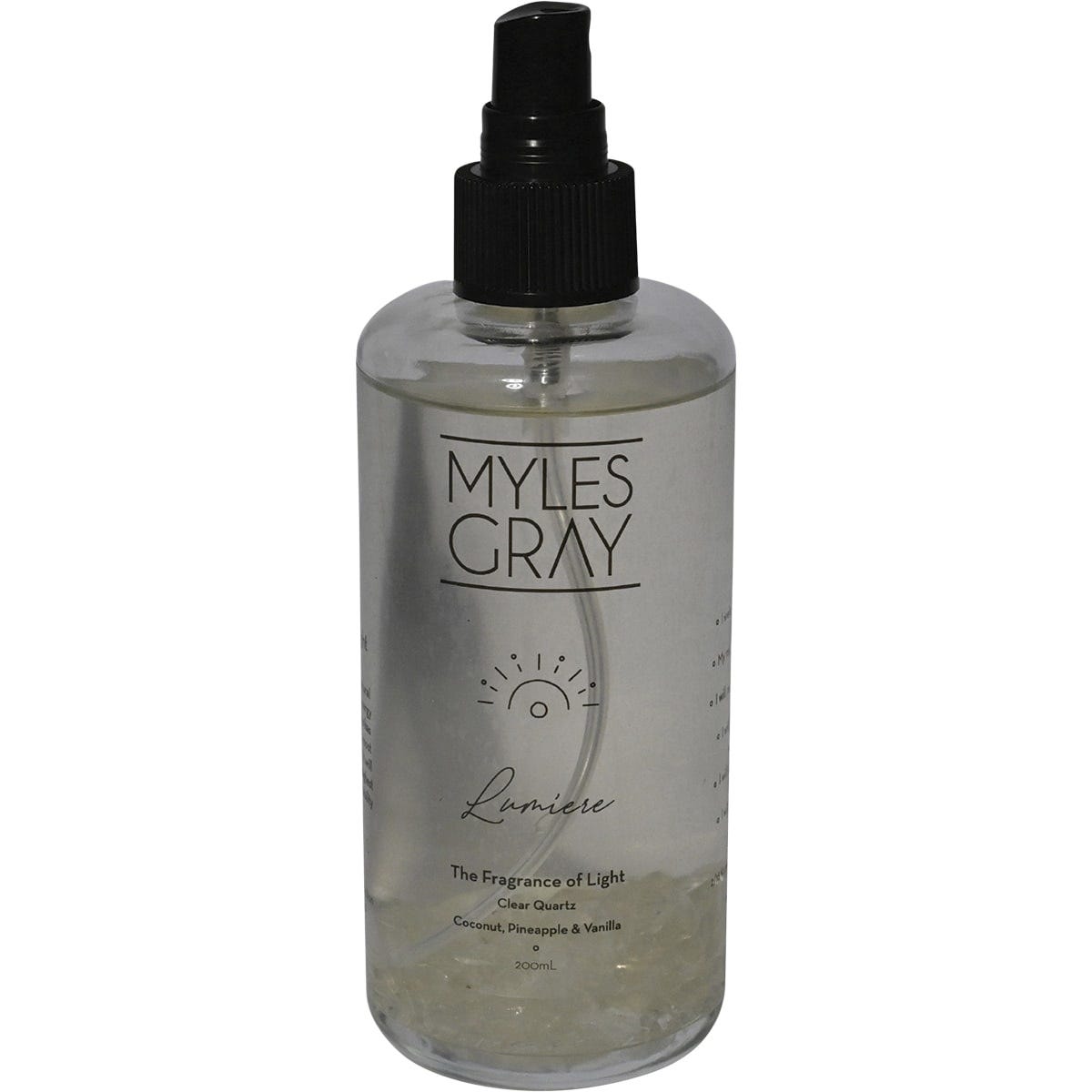 Myles Gray Crystal Infused Room Spray Coconut, Pineapple &Vanilla 200ml