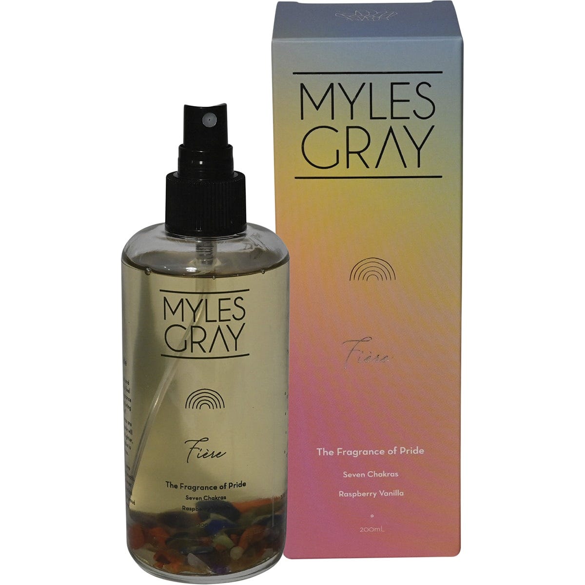 Myles Gray Crystal Infused Room Spray Pride Raspberry Vanilla 200ml