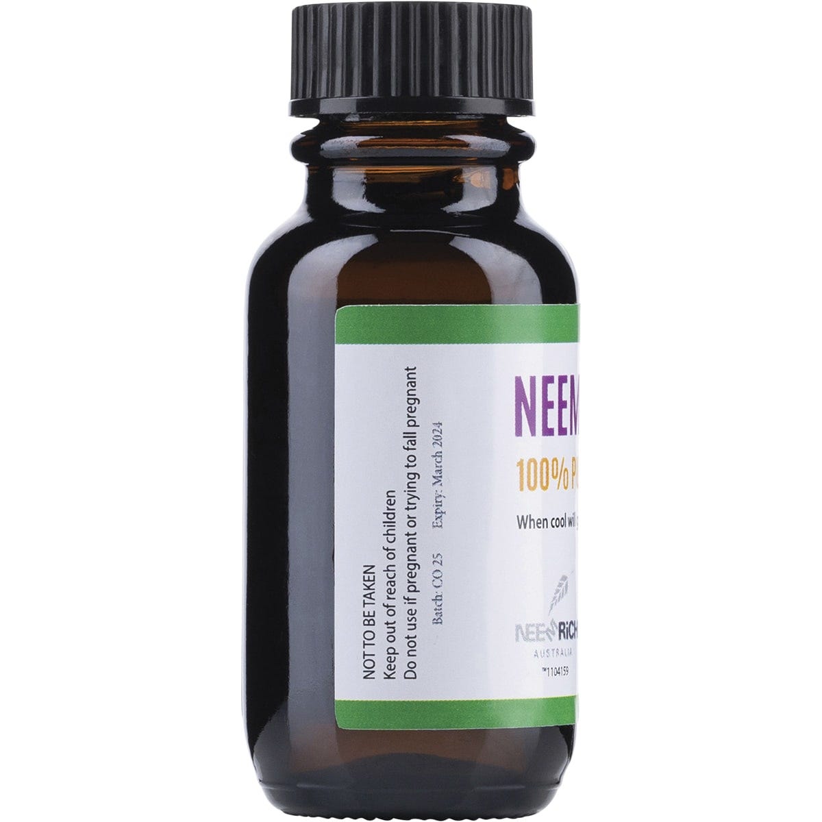 Neem Neem Seed Oil 100% Pure & Cold Pressed 20ml