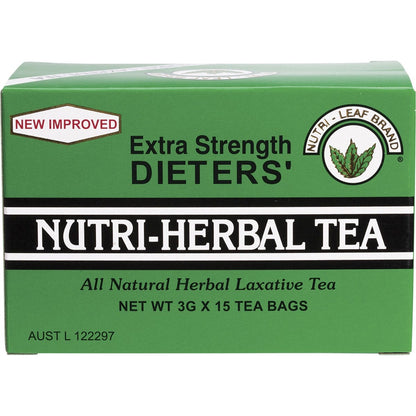 Nutri-Leaf Herbal Tea Bags Dieter's Tea Extra Strength 15pk