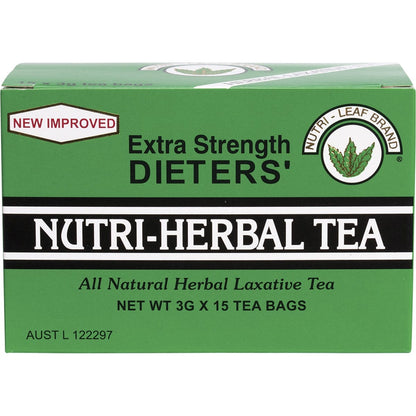 Nutri-Leaf Herbal Tea Bags Dieter's Tea Extra Strength 15pk