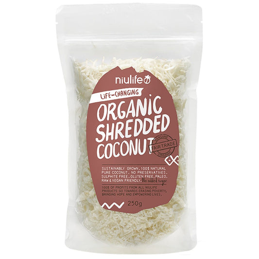 Niulife Shredded Coconut 250g