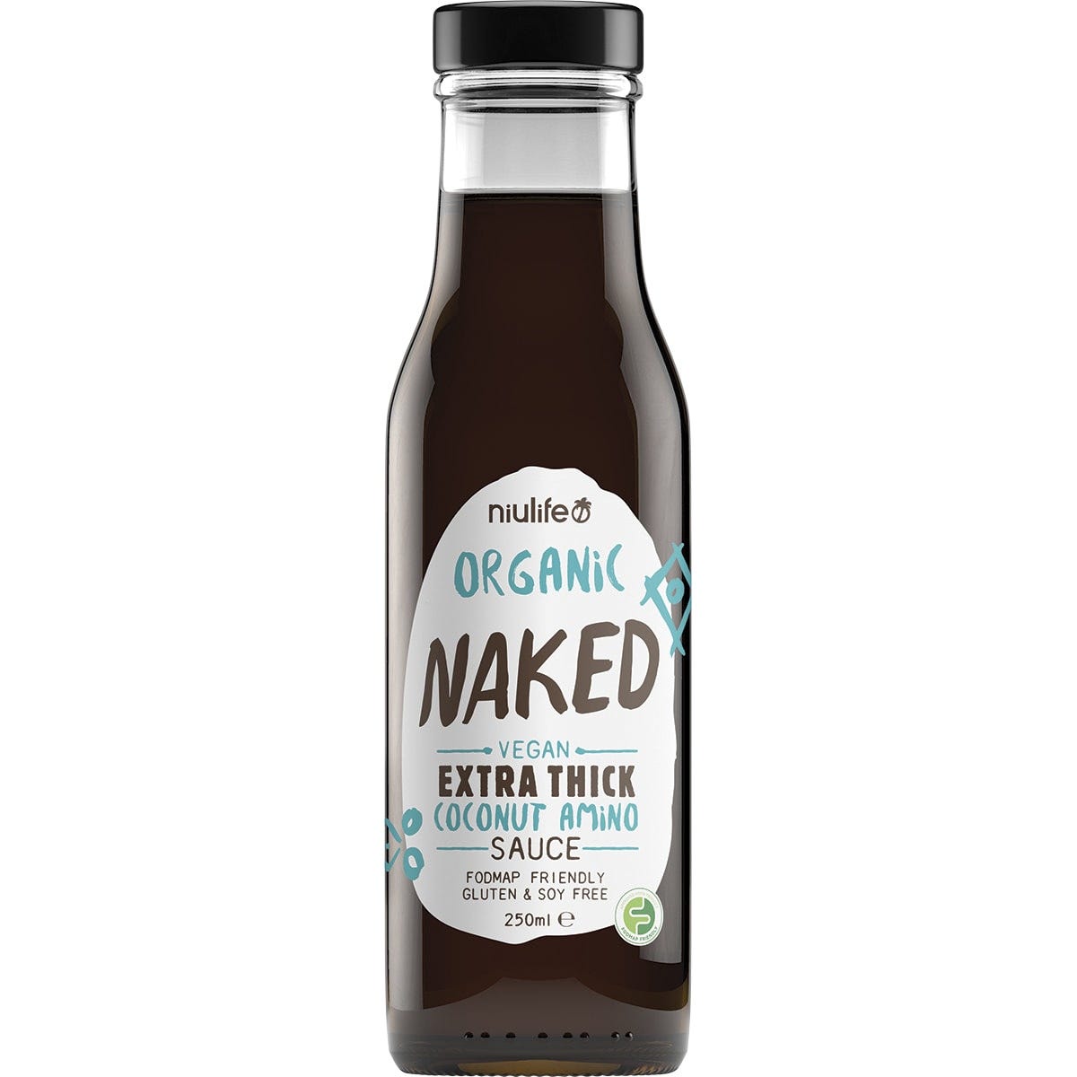 Niulife Organic Coconut Amino Sauce Extra Thick Naked 6x250ml