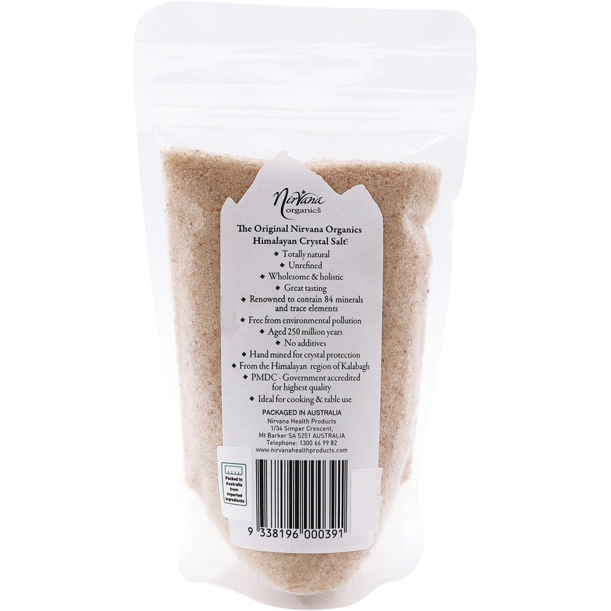 Nirvana Organics Himalayan Salt Fine 250g