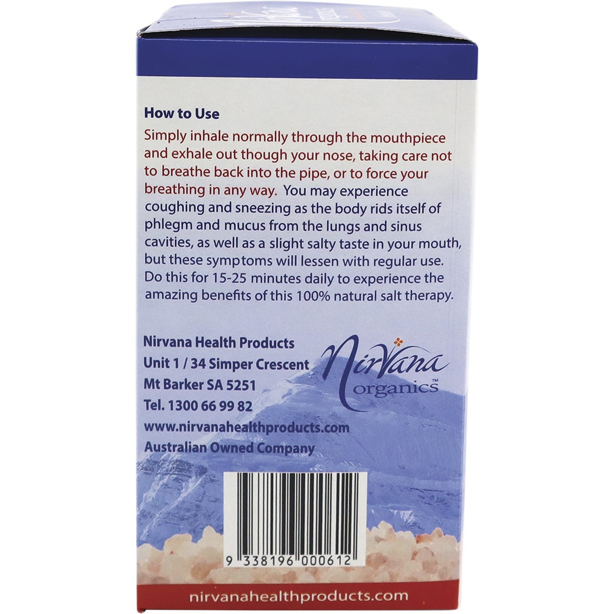 Nirvana Organics Himalayan Salt Inhaler Ceramic