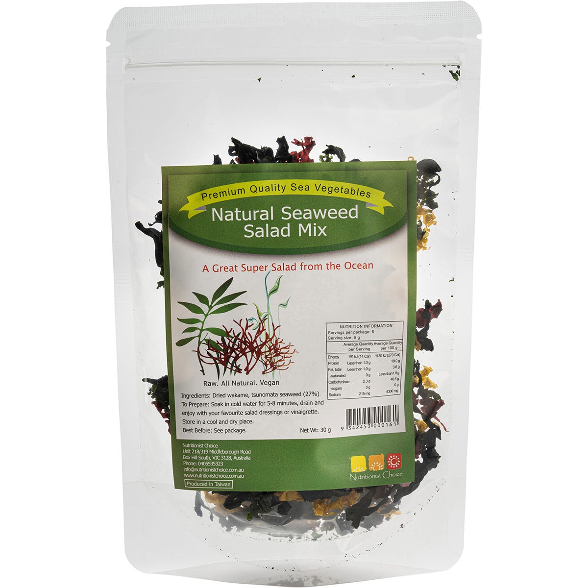 Nutritionist Choice Seaweed Salad Mix 30g