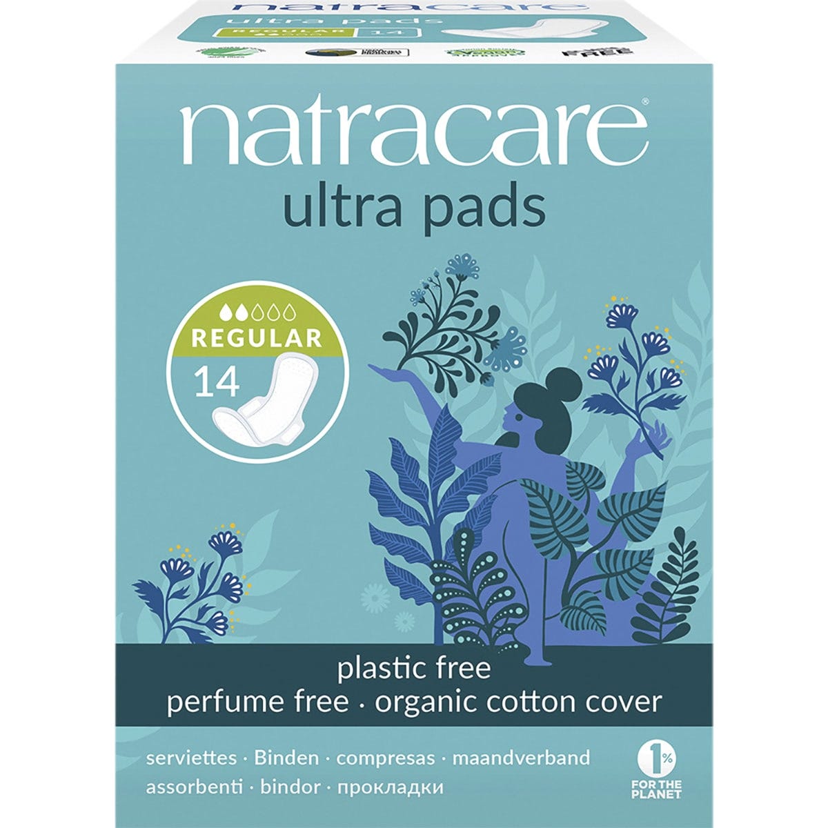 Natracare Ultra Pads Regular (Wings) 14pk