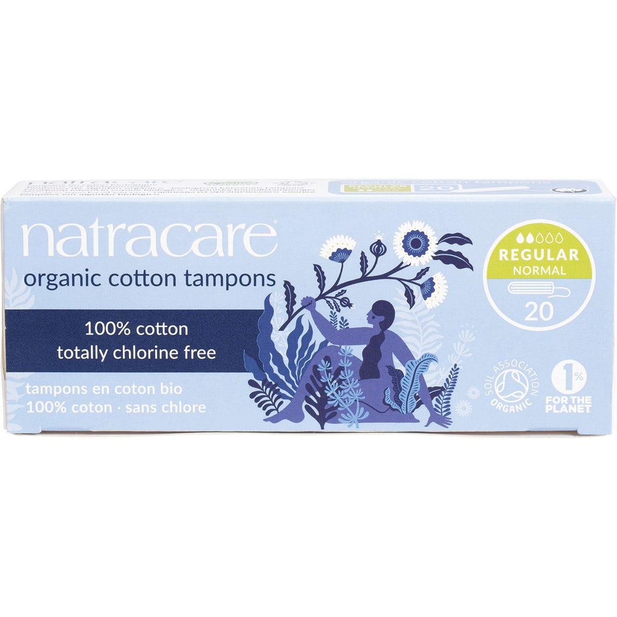 Natracare Tampons (Non-Applicator) Regular 20pk