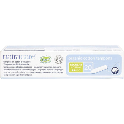 Natracare Tampons (Non-Applicator) Regular 20pk