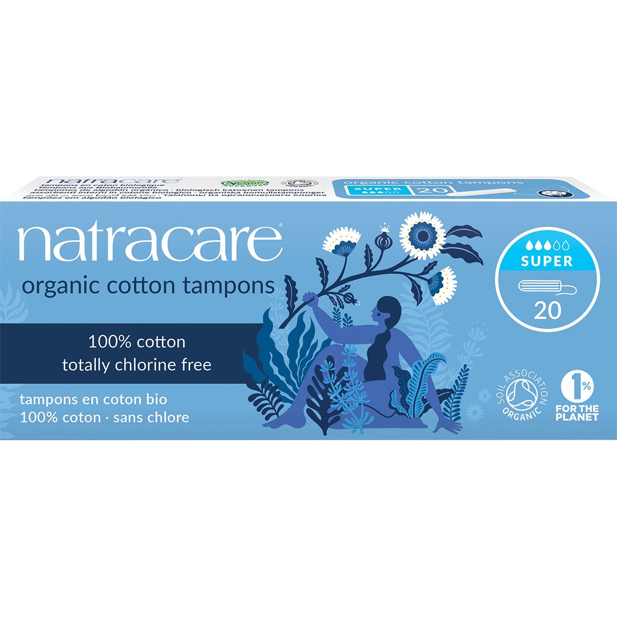 Natracare Tampons (Non-Applicator) Super 20pk