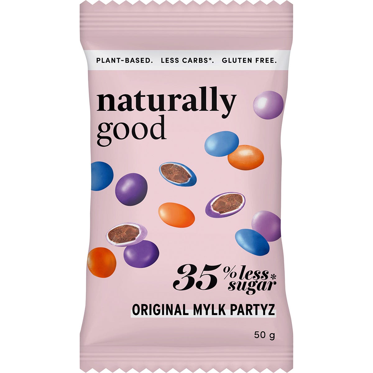 Naturally Good Original Mylk Partyz 35% less sugar 10x50g