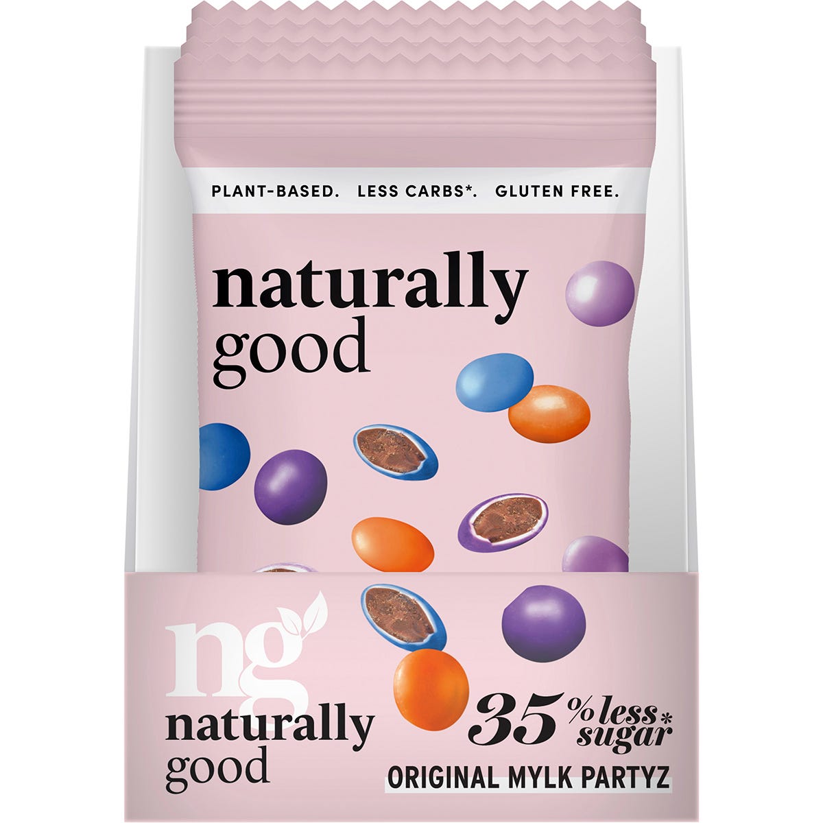 Naturally Good Original Mylk Partyz 35% less sugar 10x50g