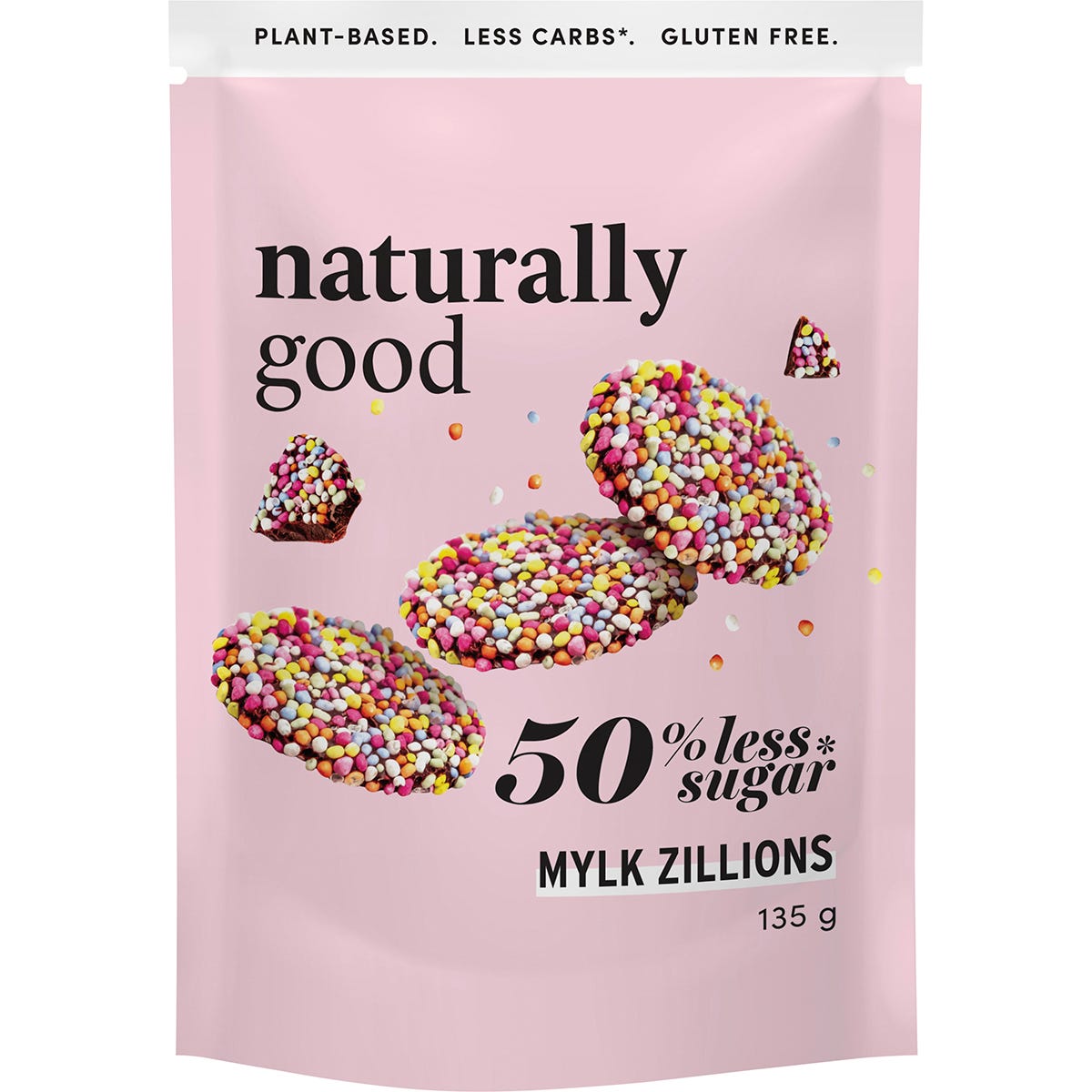 Naturally Good Mylk Zillions 50% less sugar 6x135g