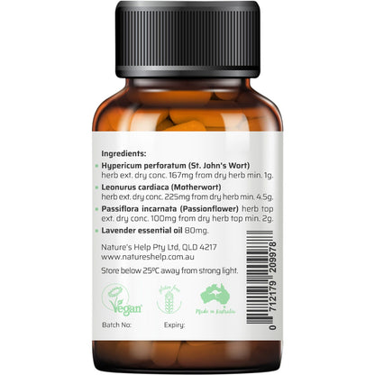 Nature's Help Meno Calm Stress & Anxiety Capsules 30 Caps