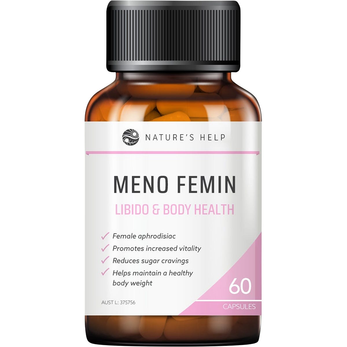 Nature's Help Meno Femin Libido and Body Health Capsules 60 Caps