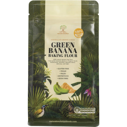 Natural Evolution Green Banana Baking Flour Green Banana 454g