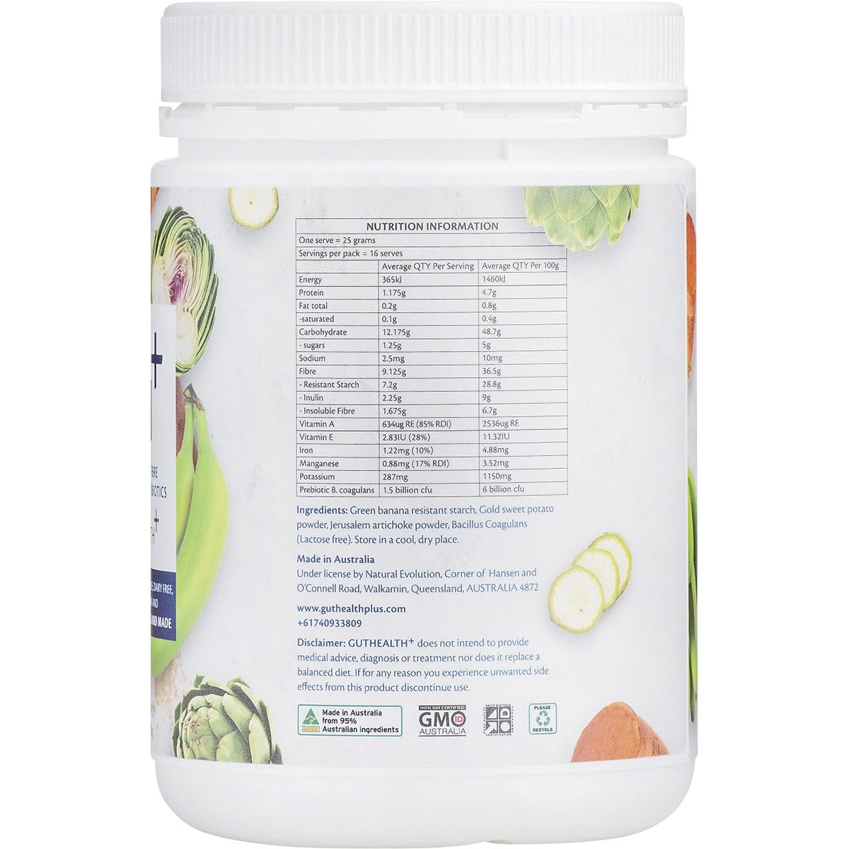 Natural Evolution GH+ Prebiotics + Probiotics 3-in-1 Multifibre 400g