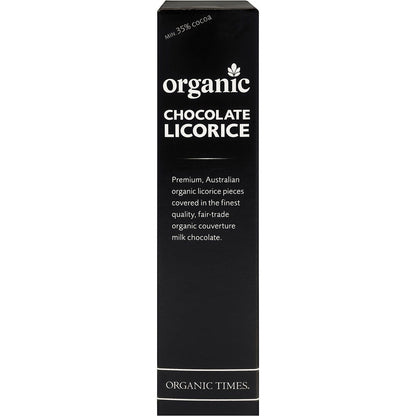 Organic Times Milk Chocolate Licorice 150g