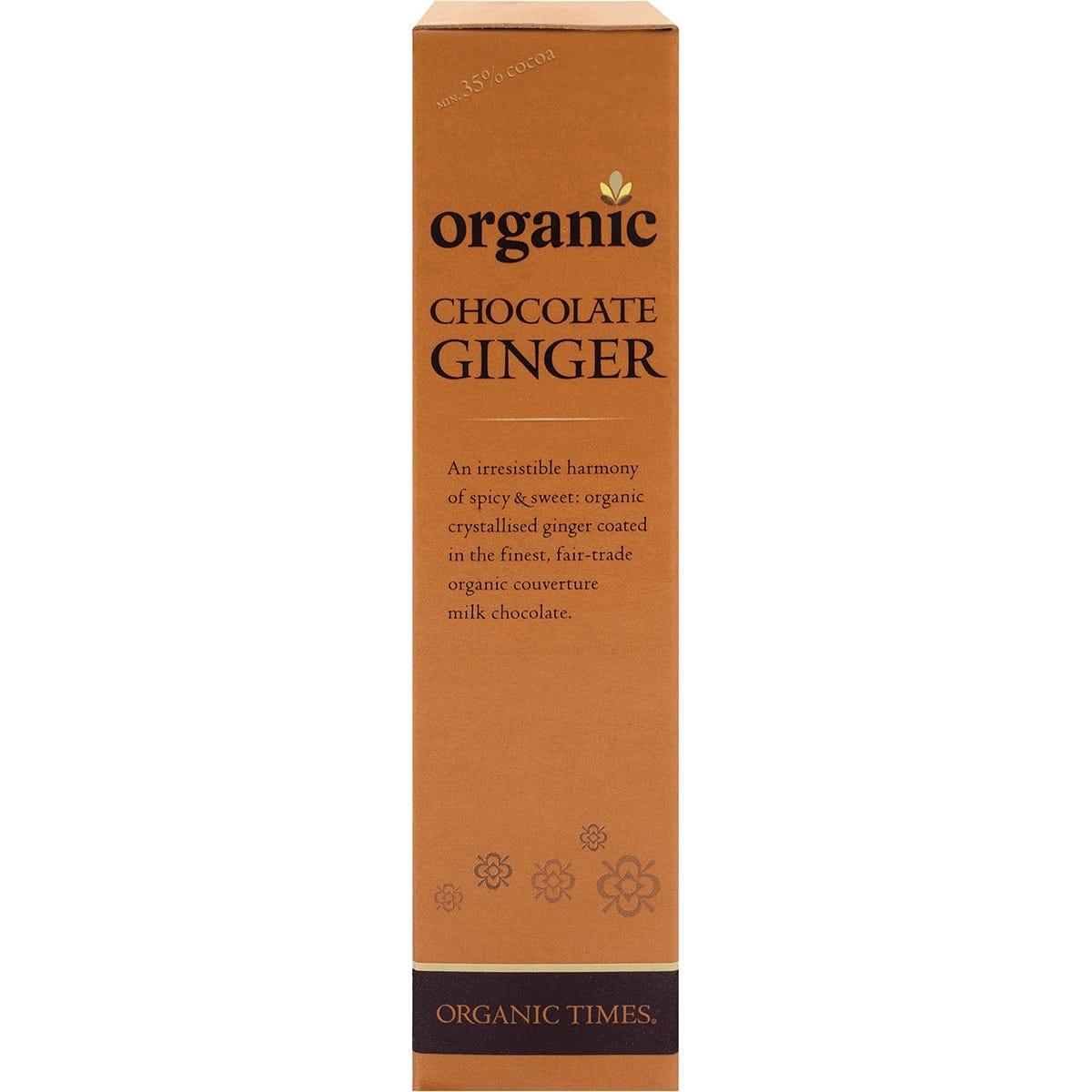 Organic Times Milk Chocolate Ginger 150g CLEARANCE