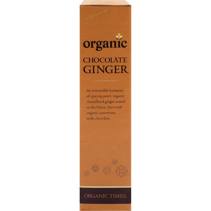 Organic Times Milk Chocolate Ginger 150g