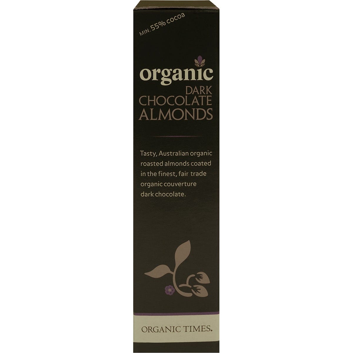 Organic Times Dark Chocolate Almonds 150g