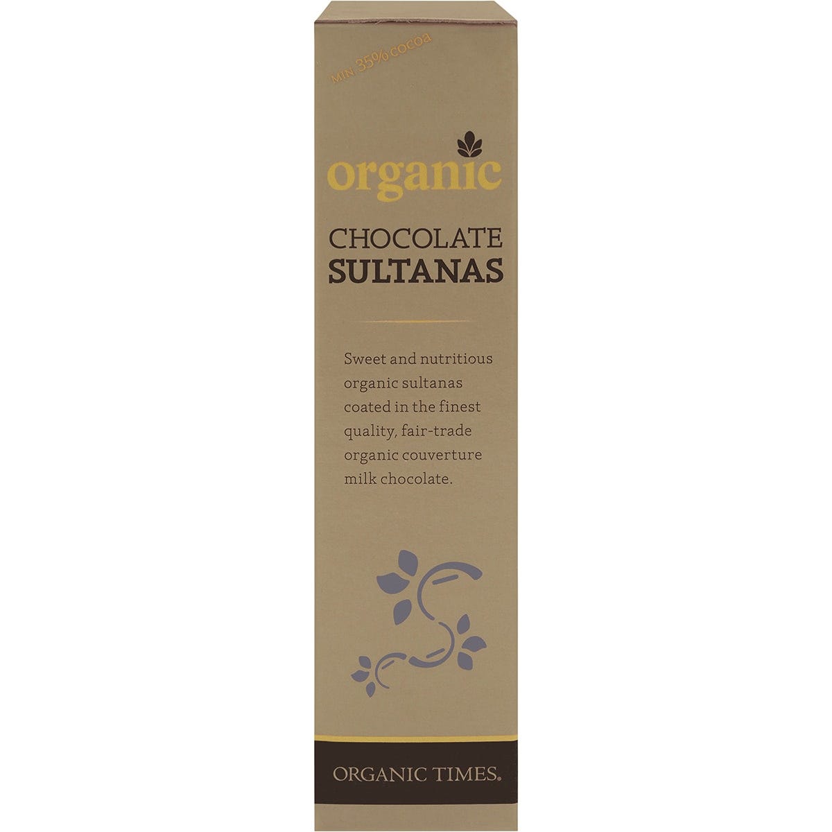 Organic Times Milk Chocolate Sultanas 150g