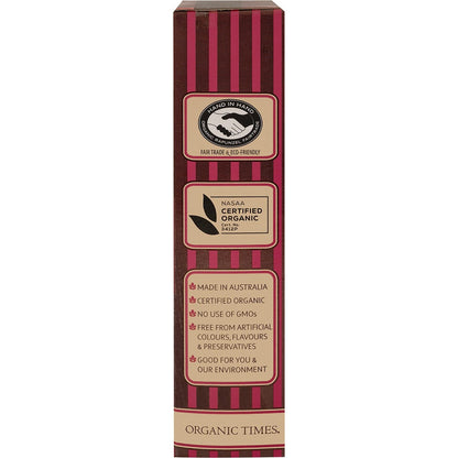 Organic Times Dark Chocolate Raspberry Licorice 150g