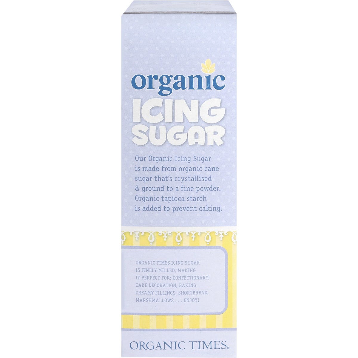 Organic Times Icing Sugar 250g