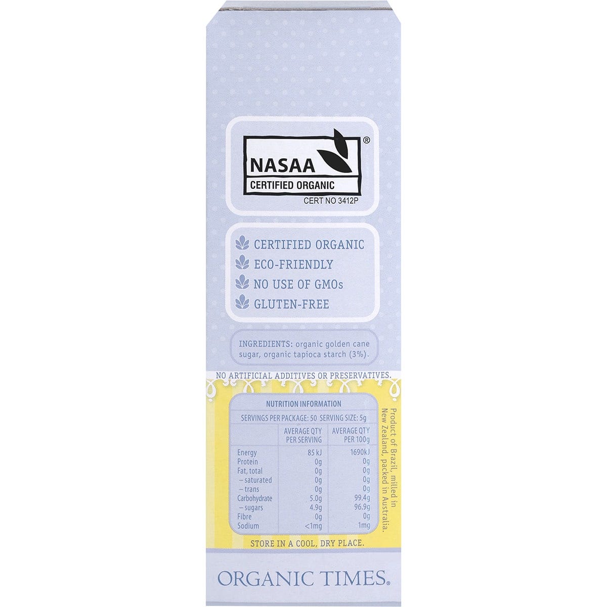 Organic Times Icing Sugar 250g