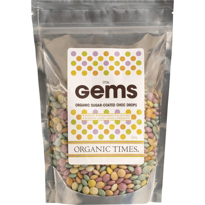 Organic Times Chocolate Little Gems 500g