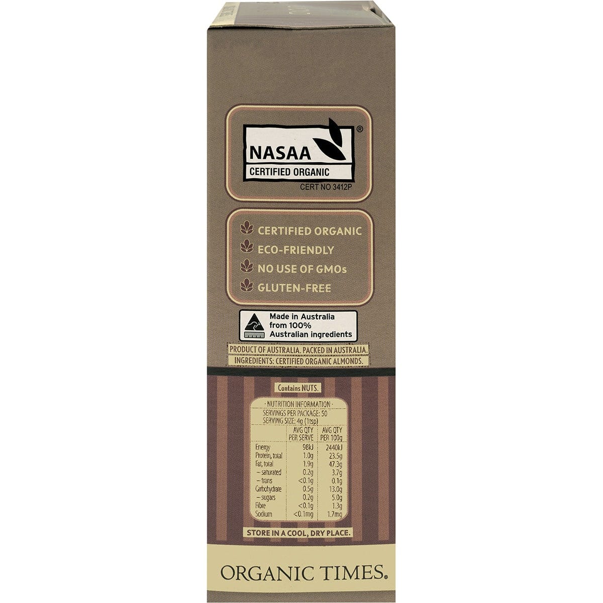 Organic Times Almond Meal 200g