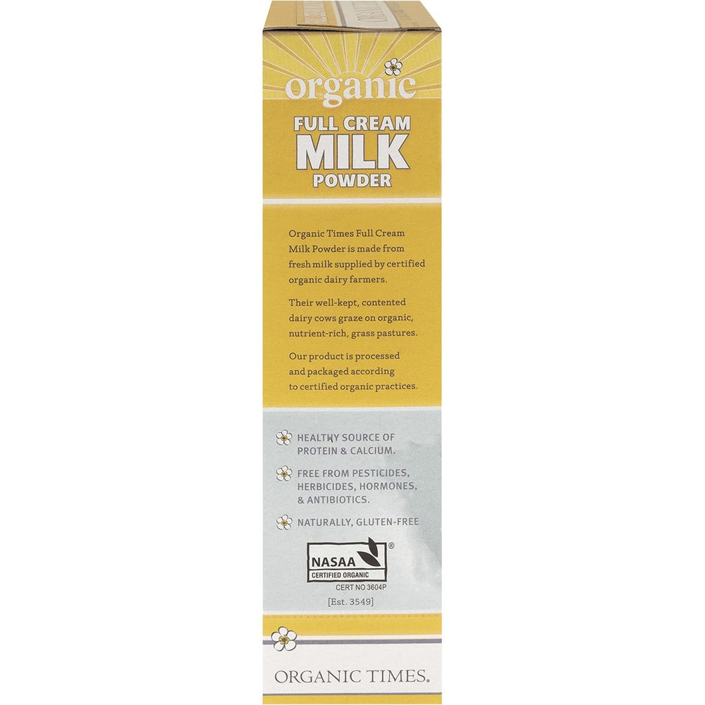 Time Powder Organic Times Milk Powder Full Cream 300g – X Supplements