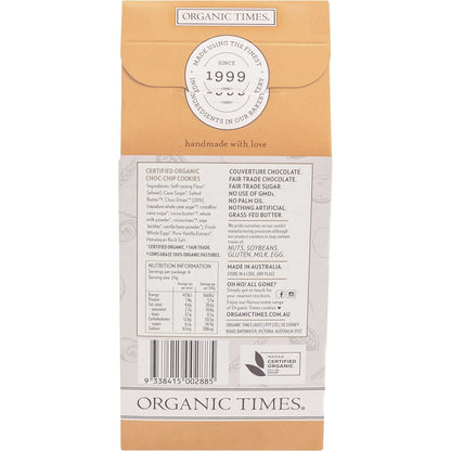 Organic Times Cookies Choc Chip 150g