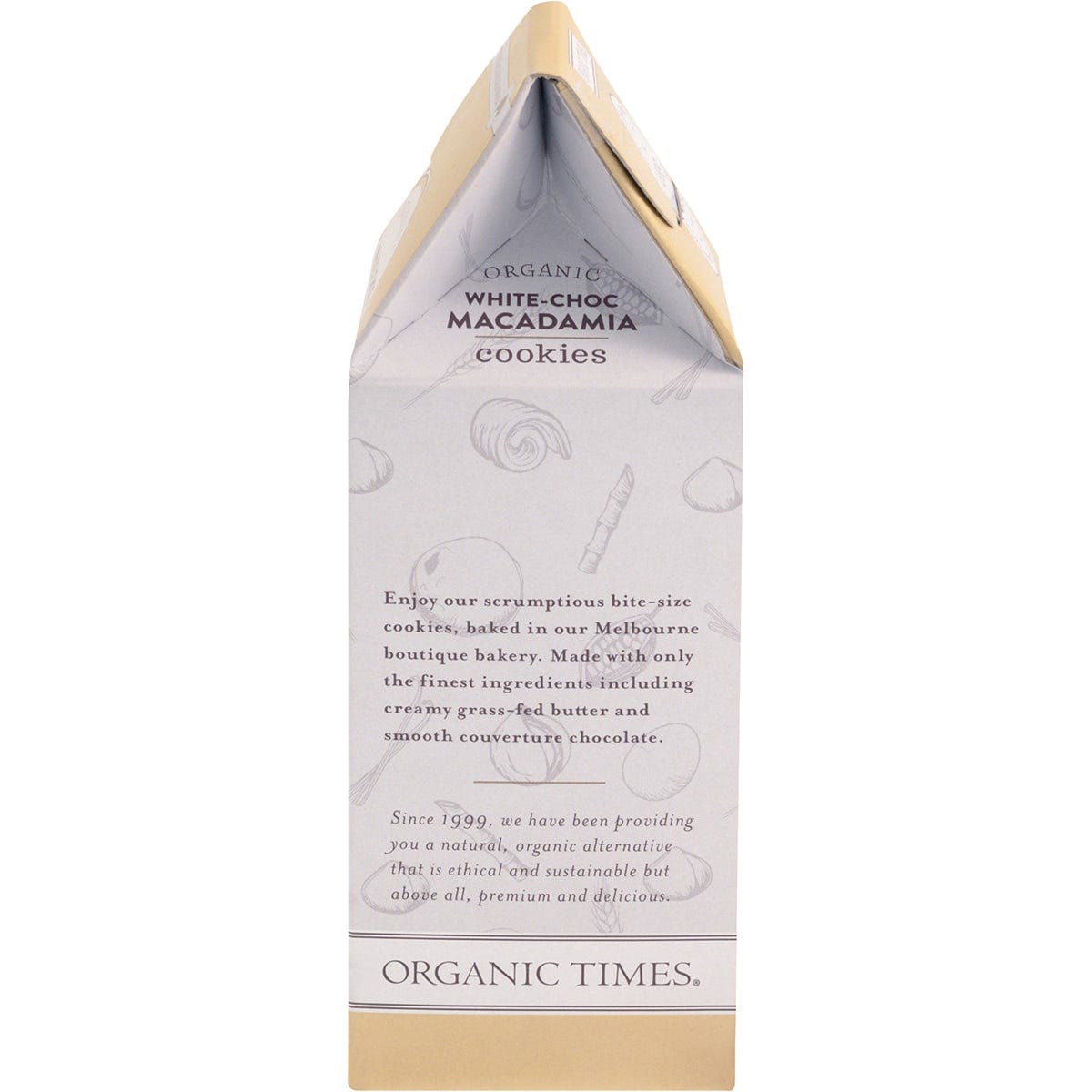 Organic Times Cookies White Choc Macadamia 150g