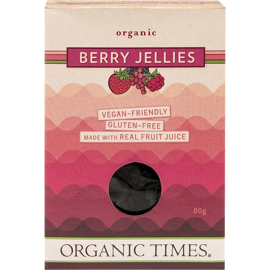 Organic Times Berry Jellies 80g