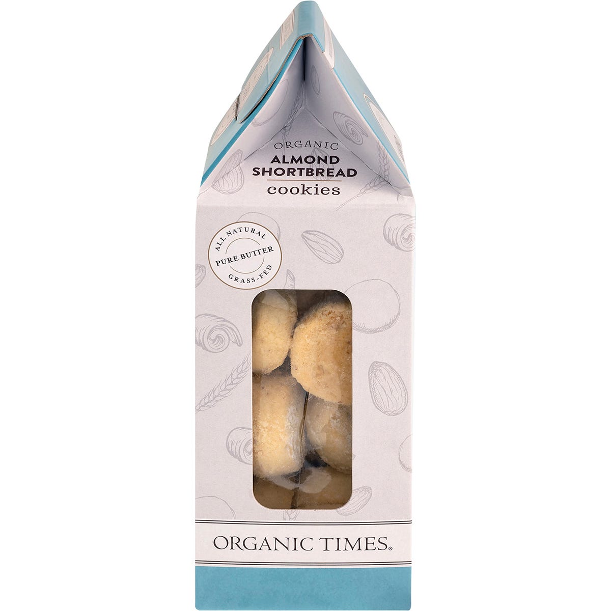 Organic Times Cookies Almond Shortbread 150g