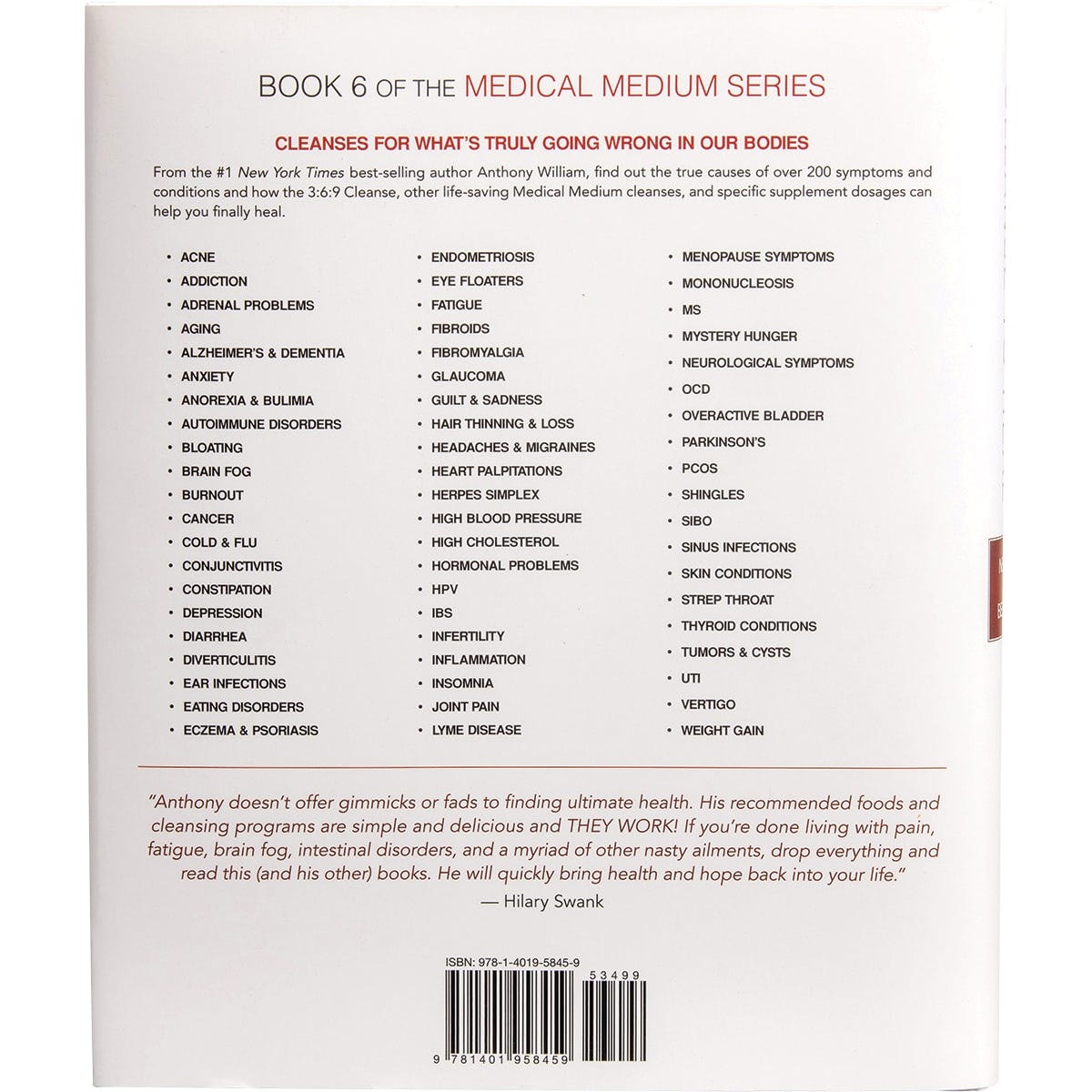 Book Medical Medium Cleanse to Heal By Anthony William