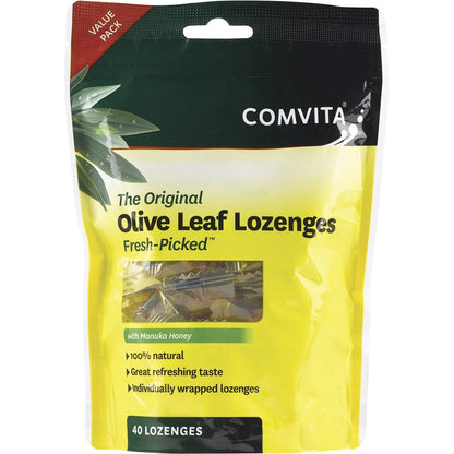 Comvita Olive Leaf Extract Lozenges with Manuka Honey 40pk