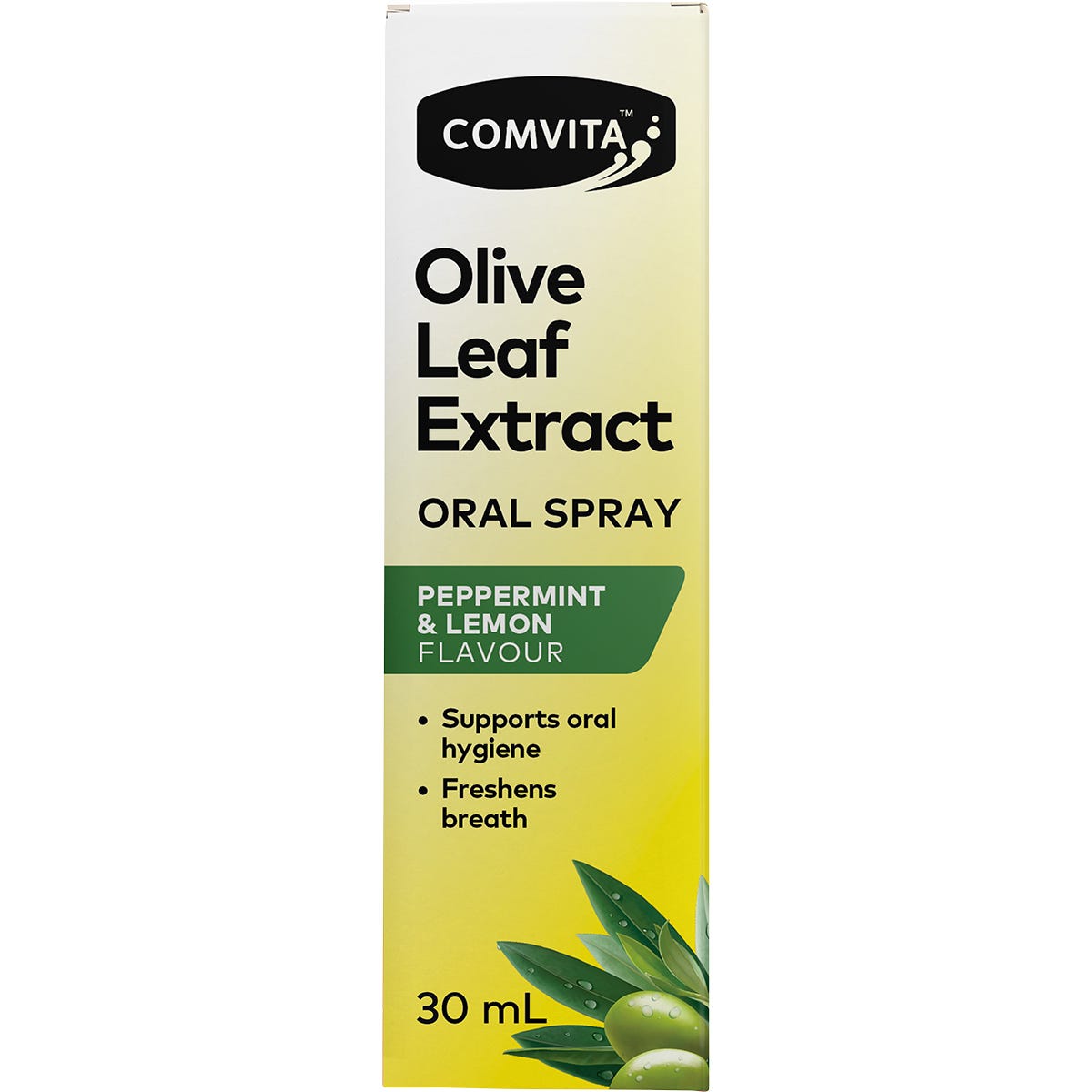 Comvita Olive Leaf Extract Oral Spray Peppermint & Lemon 30ml