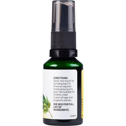 Comvita Olive Leaf Extract Oral Spray Peppermint & Lemon 30ml