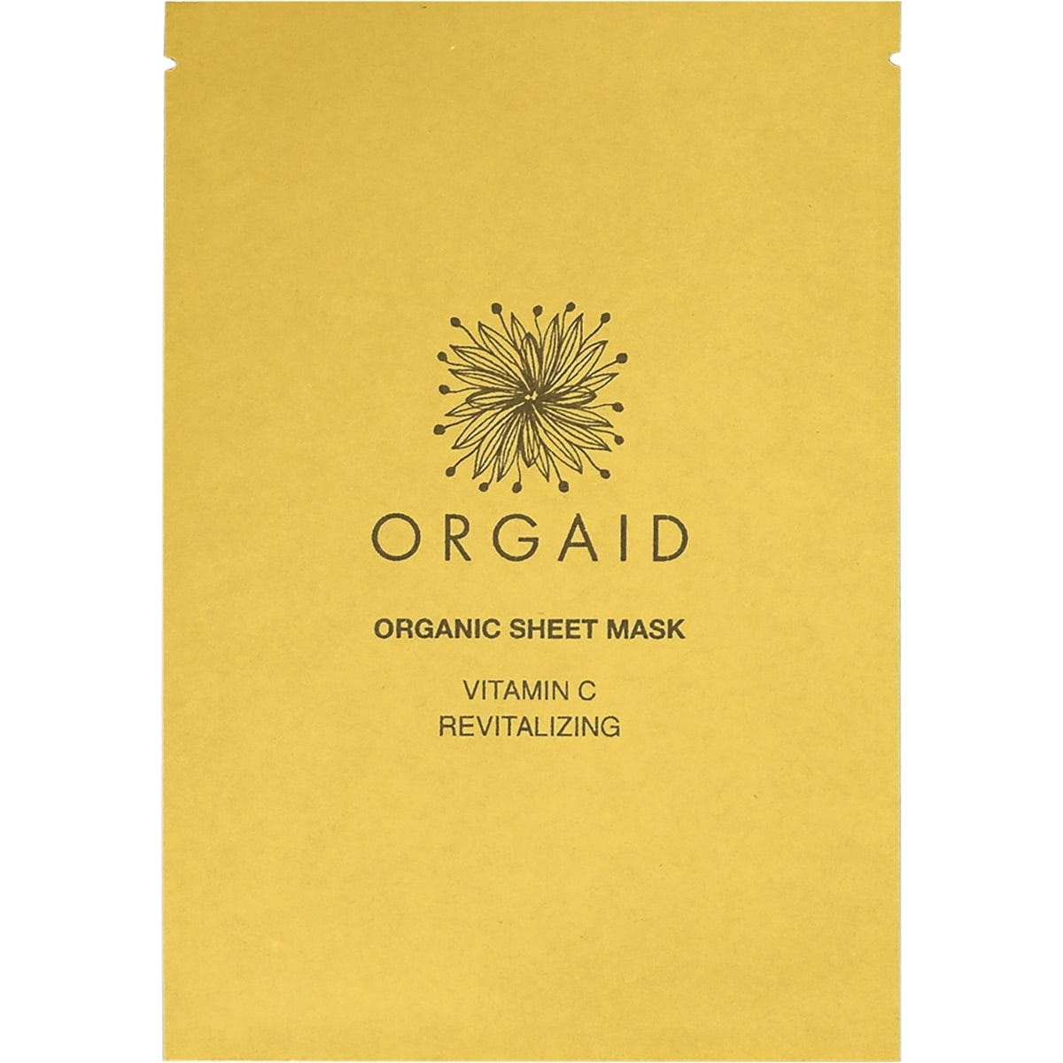 Orgaid Organic Sheet Mask Vitamin C & Revitalizing 24ml